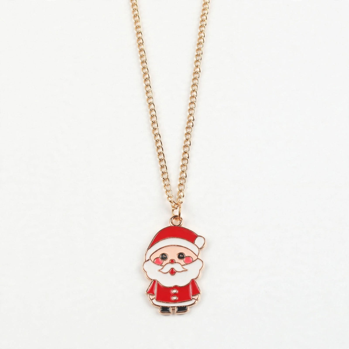 Sugarplum | Gold Cartoon Pendant Christmas Necklace For Women