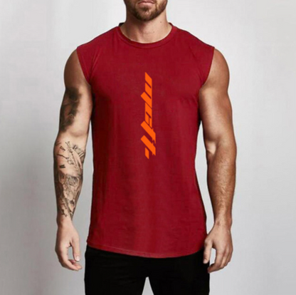Kit Colquhoun | Cotton Sleeveless Gym Tank For Men
