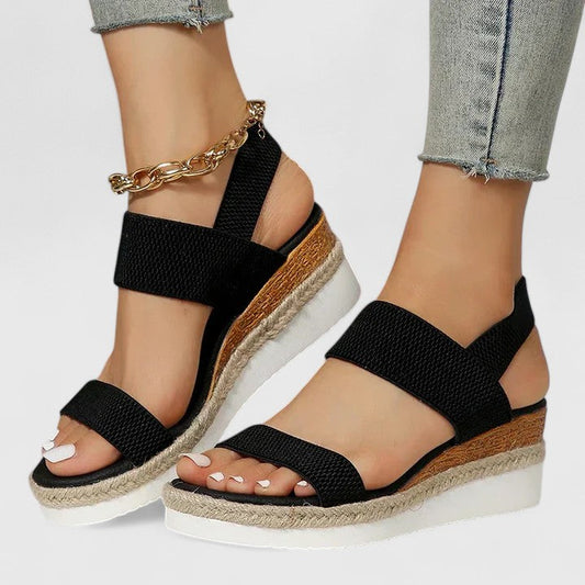 Delphine Fitzgerald | Espadrille Wedge Sandals For Women