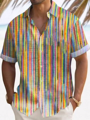 Kester Standish | Panel Beach Shirt For Men