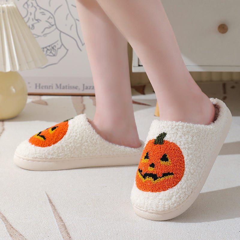 Rory Kavanagh | Pumpkin Print Slippers For Unisex