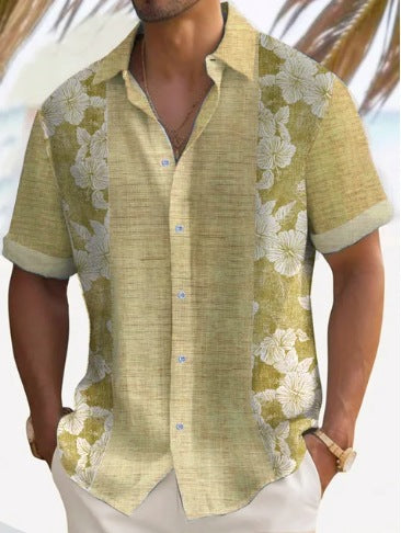 Kester Standish | Panel Beach Shirt For Men