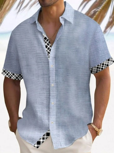 Kester Standish | Panel Beach Shirt For Men