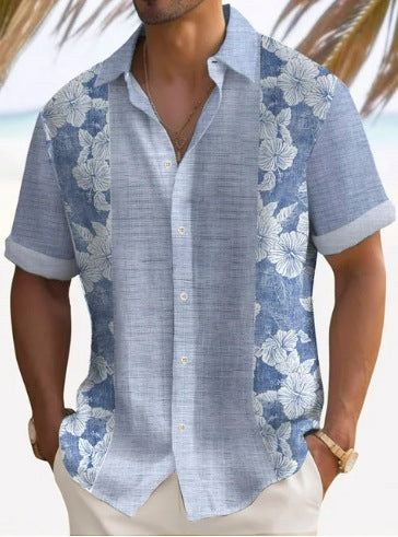 Kester Standish | Panel Beach Shirt For Men