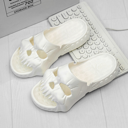 Declan Ashgrove | Skull Halloween Slippers For Men