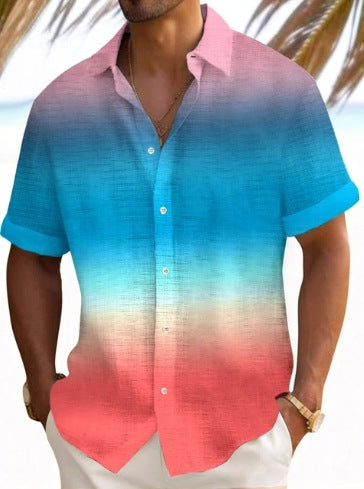 Kester Standish | Panel Beach Shirt For Men