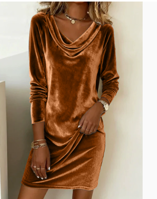 Tara King | Velvet Midi Cocktail Dress For Women