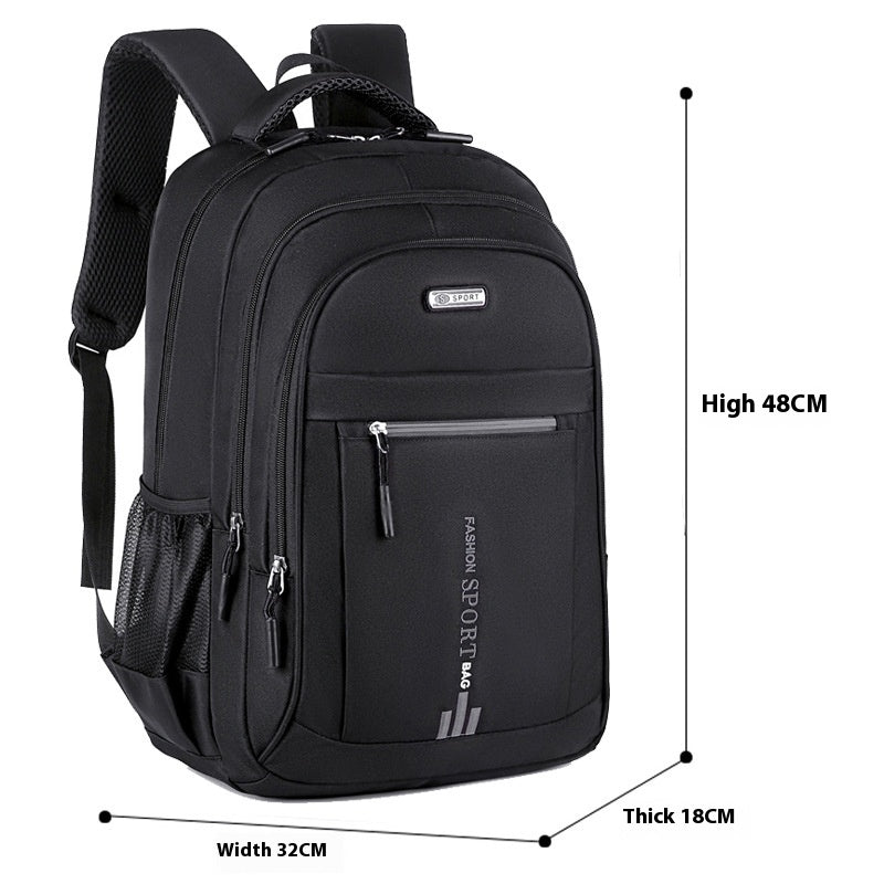 Large Capacity Laptop Backpack - Black
