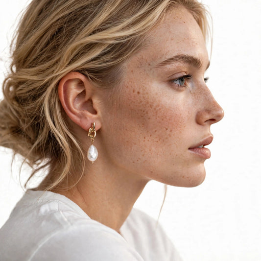 Pia Belwick | Baroque Pearl Knot Earrings For Women