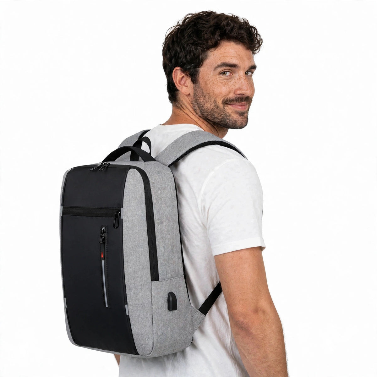 Slim Shift | Slim USB Laptop Backpack For Women / Men (Unisex)