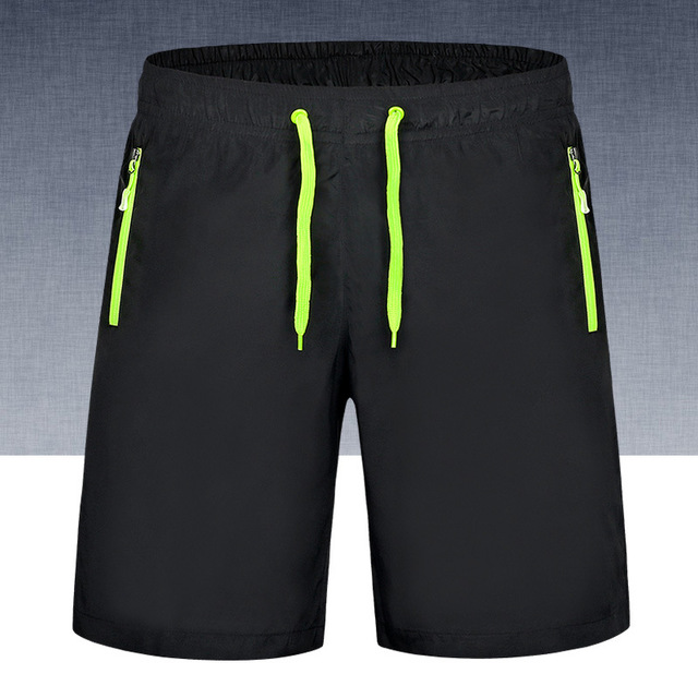 Abel Emery | Black Quick Dry Running Shorts For Men