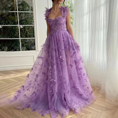 Brooke Cooper | Floral Applique Formal Dress For Women