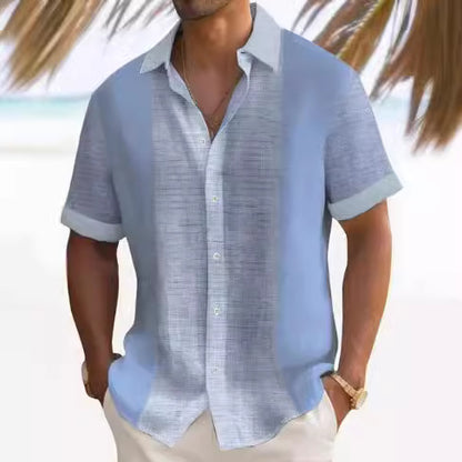 Kester Standish | Panel Beach Shirt For Men