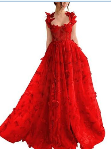 Brooke Cooper | Floral Applique Formal Dress For Women