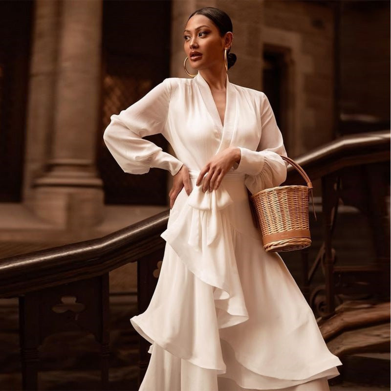 Olivia Murphy | Ruffle Maxi Dress For Women