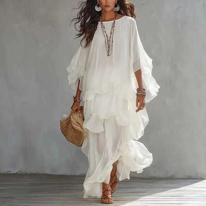 Isabelle Hartley | Ruffled Tiered Maxi Dress For Women