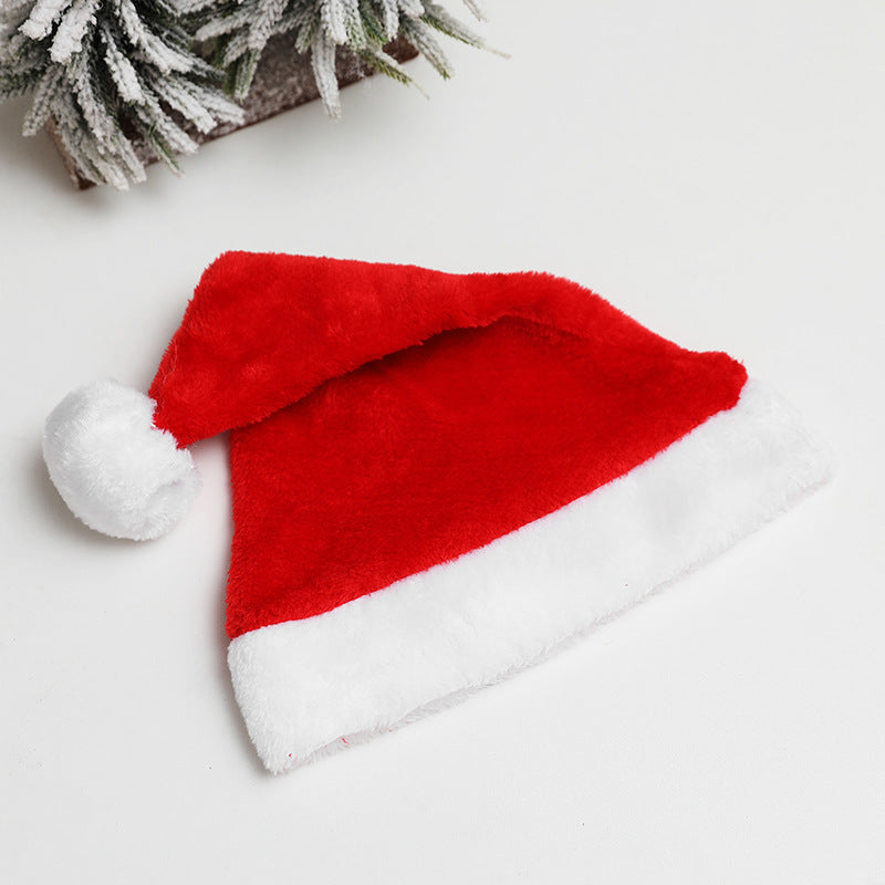 Frosty | Red Plush Christmas Santa Hat Unisex