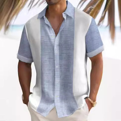 Kester Standish | Panel Beach Shirt For Men