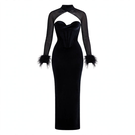 Genevieve Ashby | Velvet Corset Formal Dress For Women