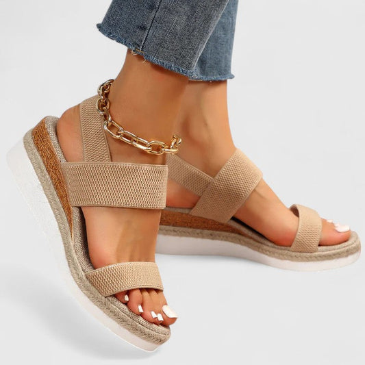 Delphine Fitzgerald | Espadrille Wedge Sandals For Women