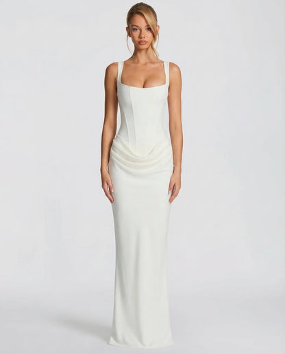 Victoria Monroe | Elegant Black Maxi Dress For Women