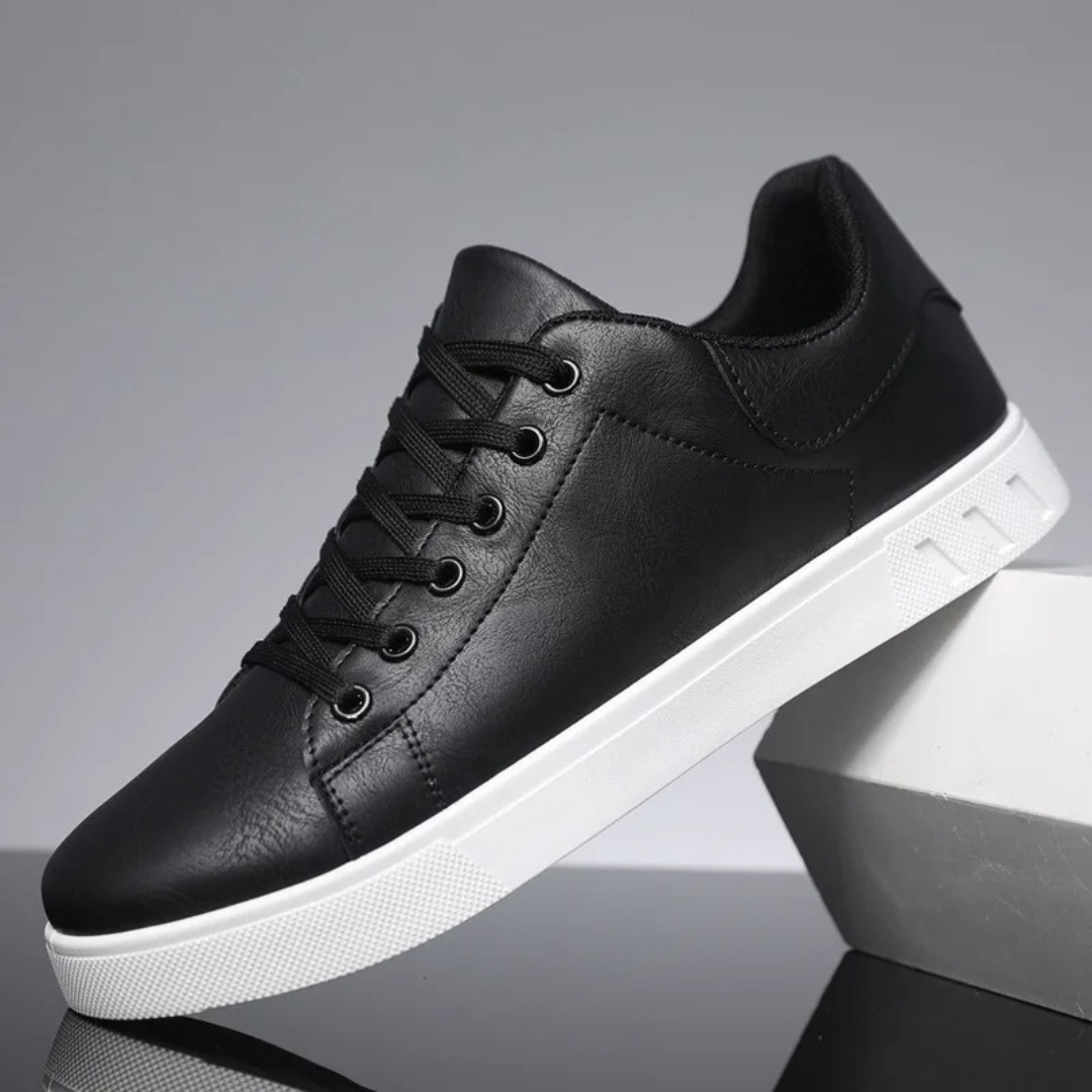Kane Jessop | Brown Leather Low Top Sneakers For Men