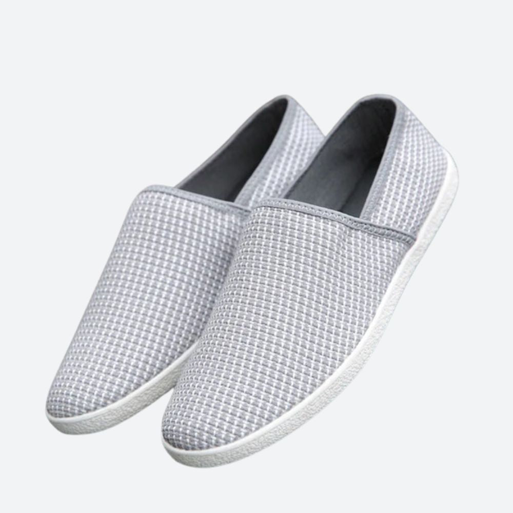 Bryce Vickers | Woven Canvas Slip On Shoes For Men
