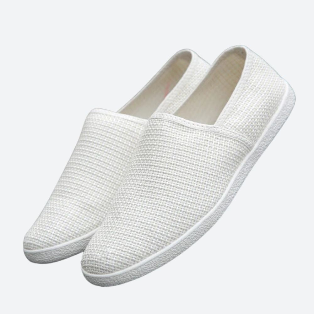 Bryce Vickers | Woven Canvas Slip On Shoes For Men