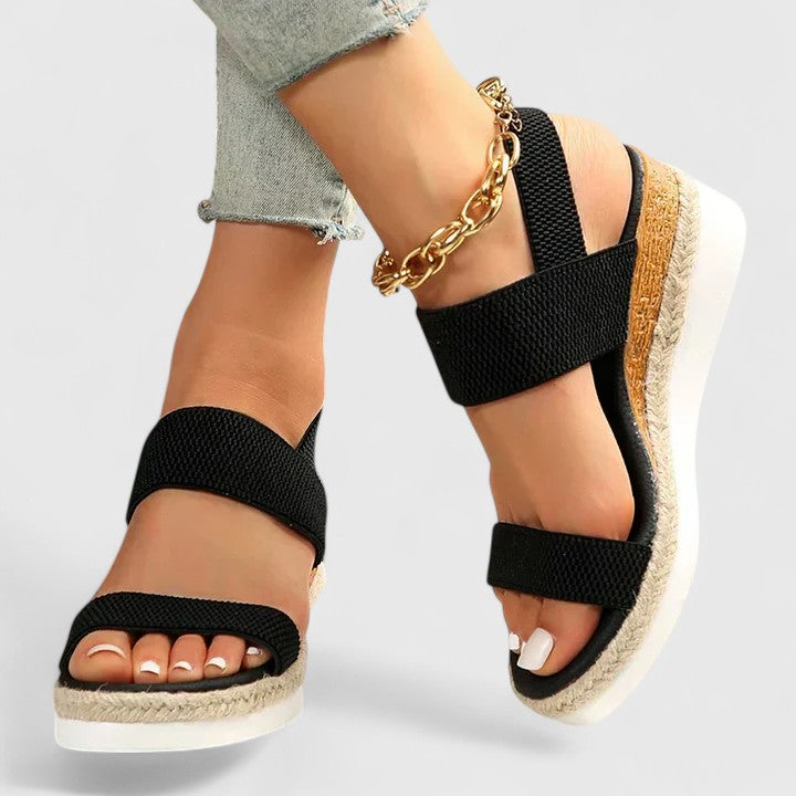 Delphine Fitzgerald | Espadrille Wedge Sandals For Women