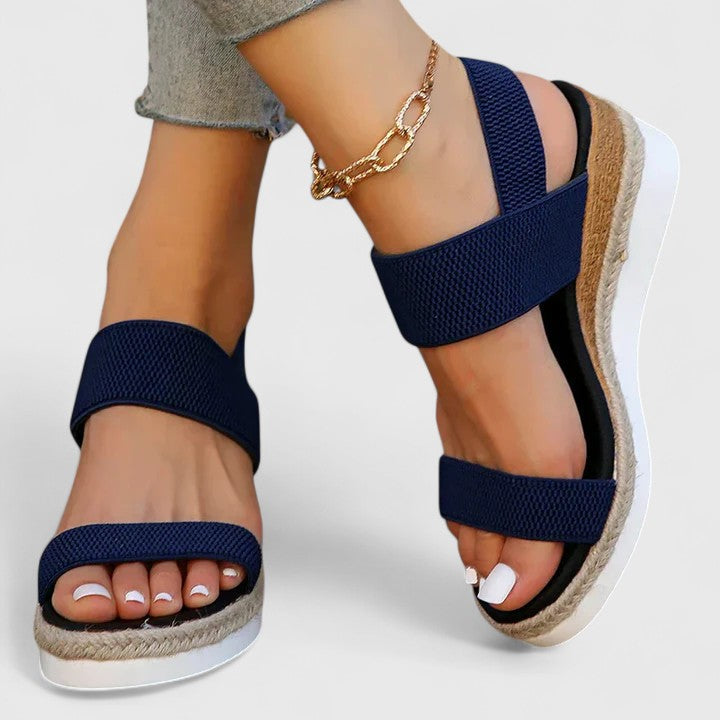 Delphine Fitzgerald | Espadrille Wedge Sandals For Women