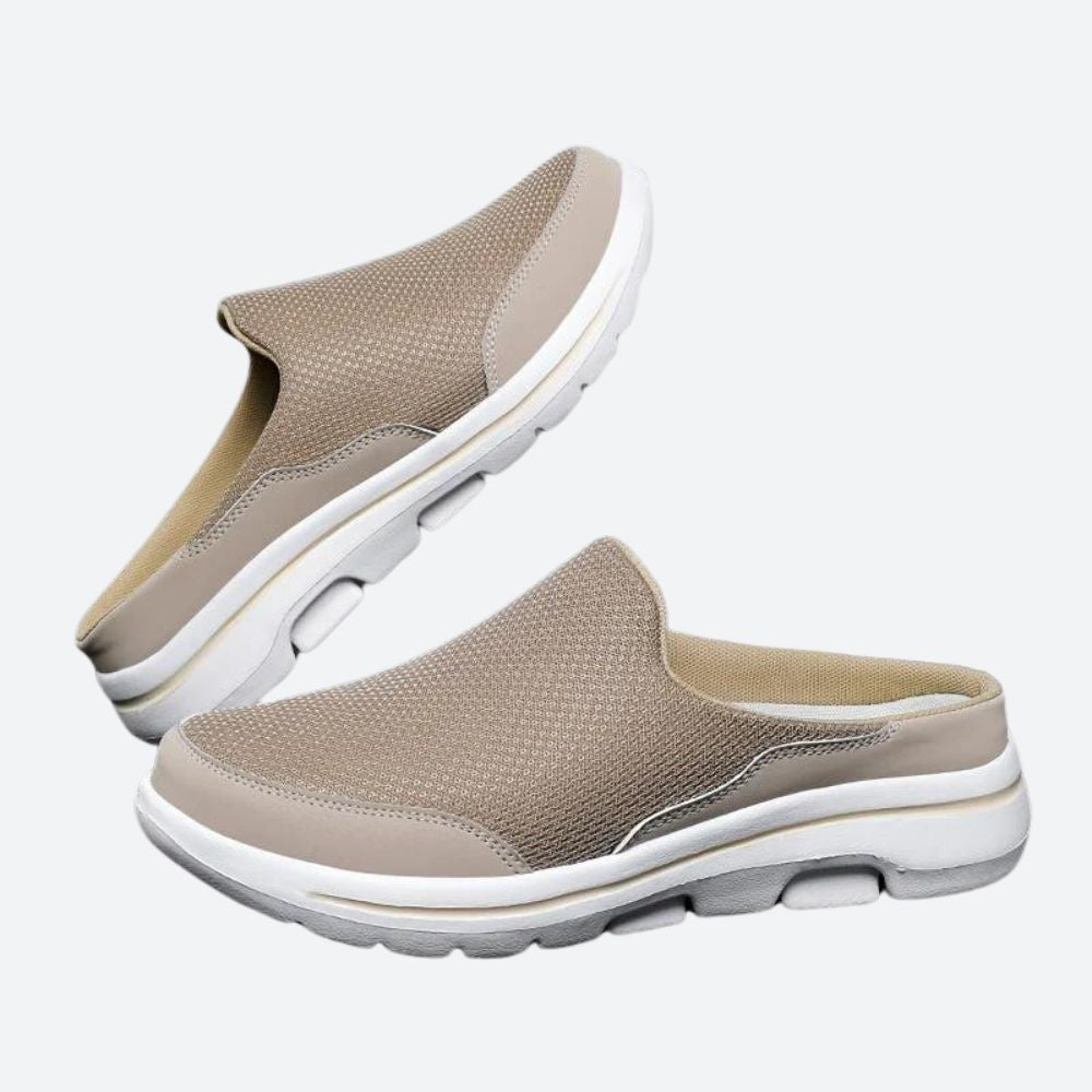 Pierce Judd | Navy Mesh Backless Sports Mules For Men