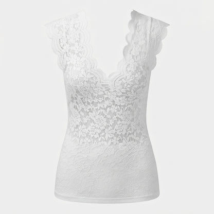Georgina Ashcombe | Sheer Lace Blouse For Women