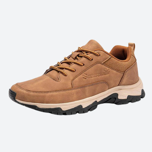 Mason Larkin | Brown Leather Hiking Shoes For Men