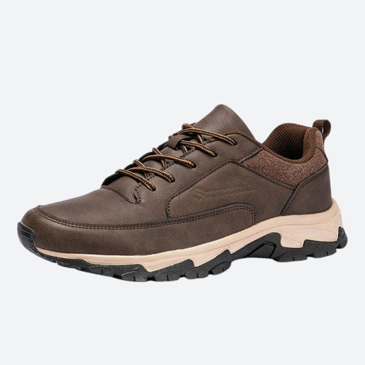 Mason Larkin | Brown Leather Hiking Shoes For Men