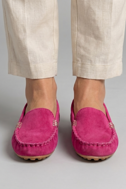 Eliza Thackeray | Suede Loafers For Women