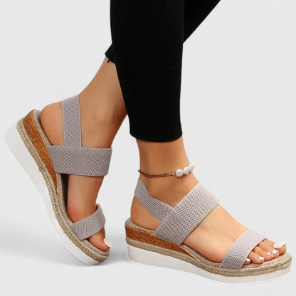 Delphine Fitzgerald | Espadrille Wedge Sandals For Women