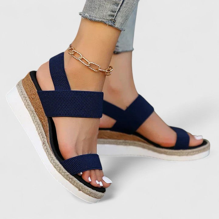 Delphine Fitzgerald | Espadrille Wedge Sandals For Women