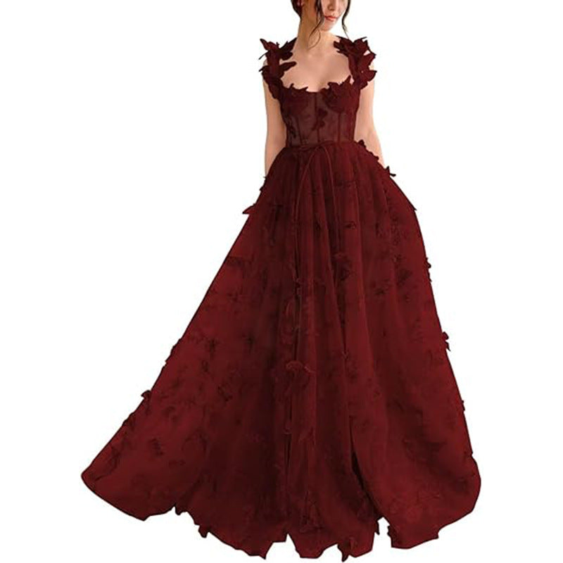 Brooke Cooper | Floral Applique Formal Dress For Women