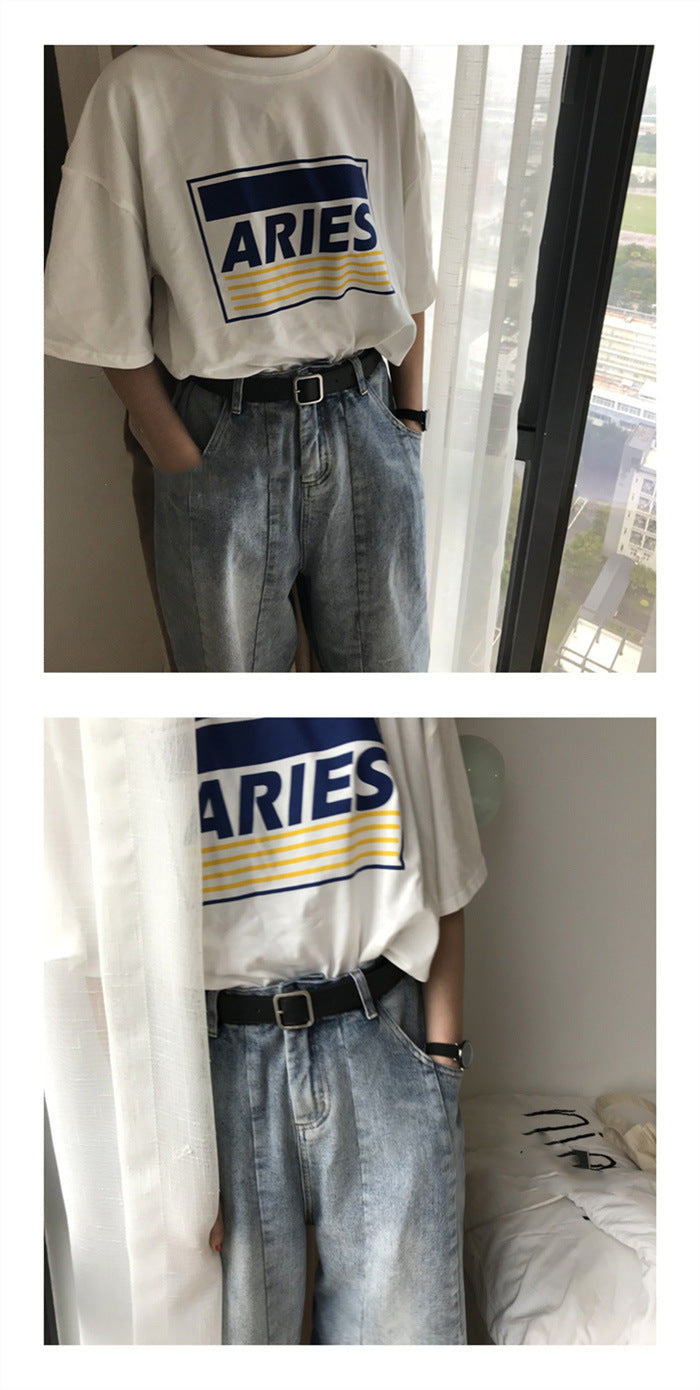 Retro Square Buckle Belt
