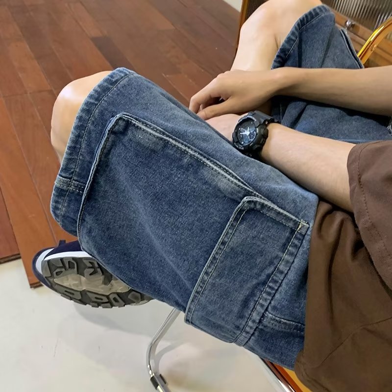 Ivan Jeffries | Blue Denim Shorts For Men