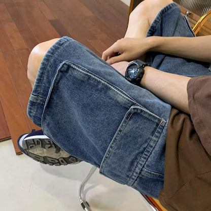 Ivan Jeffries | Blue Denim Shorts For Men