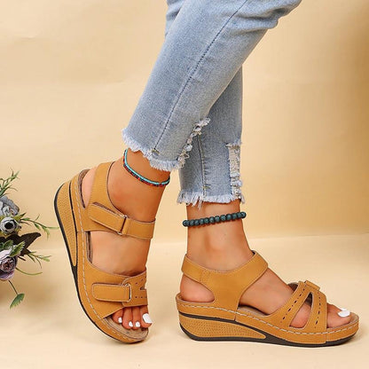 Freya Sutton | Adjustable Wedge Sandals For Women