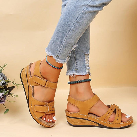 Freya Sutton | Adjustable Wedge Sandals For Women
