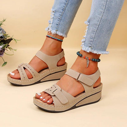 Freya Sutton | Adjustable Wedge Sandals For Women