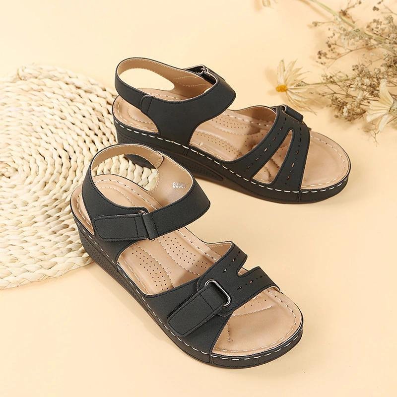 Freya Sutton | Adjustable Wedge Sandals For Women