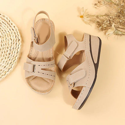Freya Sutton | Adjustable Wedge Sandals For Women
