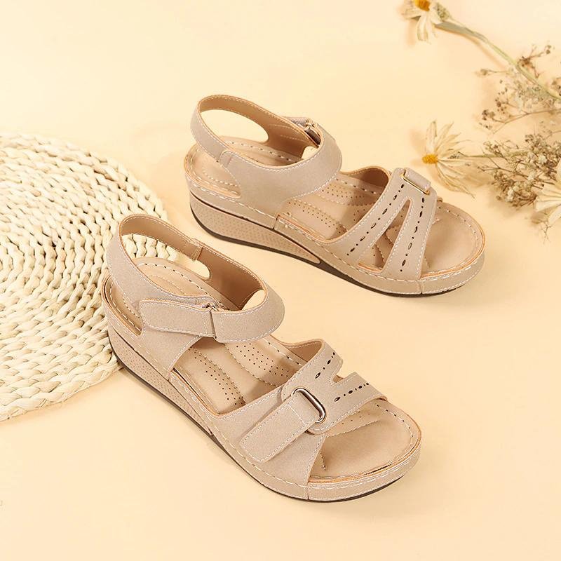 Freya Sutton | Adjustable Wedge Sandals For Women