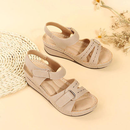 Freya Sutton | Adjustable Wedge Sandals For Women