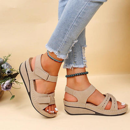 Freya Sutton | Adjustable Wedge Sandals For Women