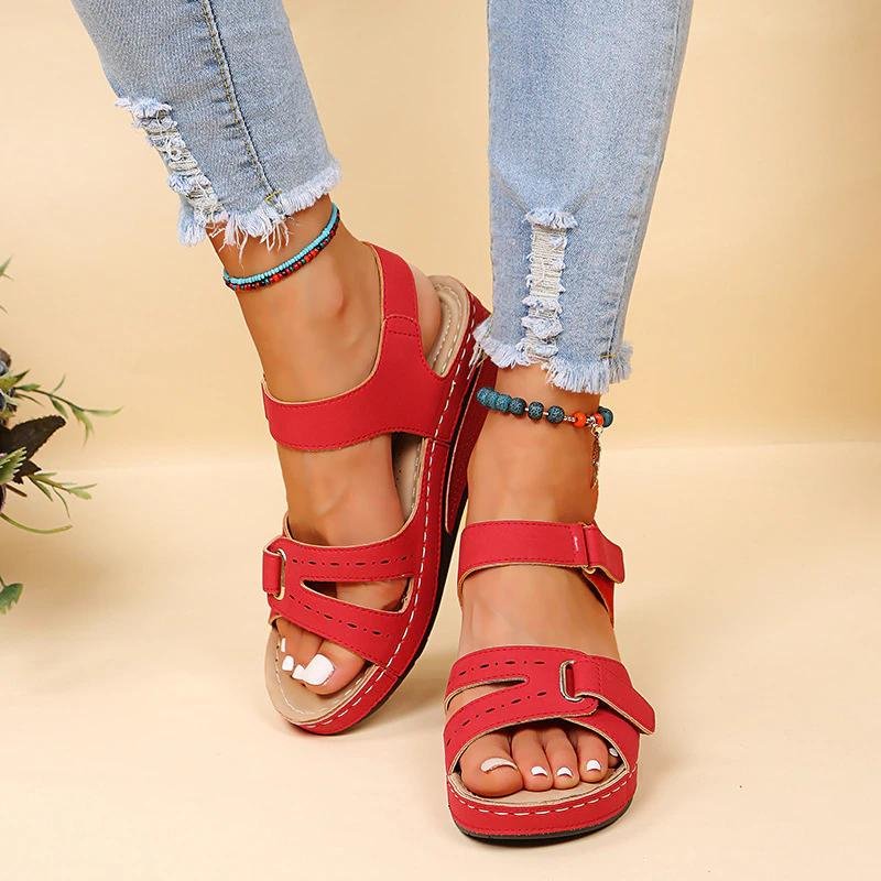 Freya Sutton | Adjustable Wedge Sandals For Women